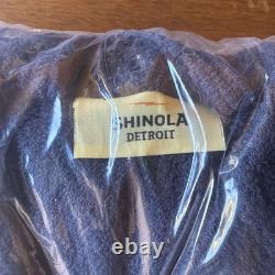 SOLD OUT ONLINE Shinola Hotel Detroit Robe Luxury Navy Bathrobe NEW IN PACKAGING
