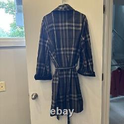 SO NICE! Burberry Body XL Men's Cotton Bathrobe Dressing Robe Mid-Length