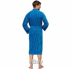 Schiesser Men's Bath Robe Dressing Gown 100% Bw SIZE M L XL XXL 3XL 4XL 5XL 6XL