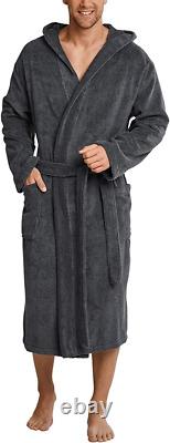 Schiesser Men's Bathrobe with Hood