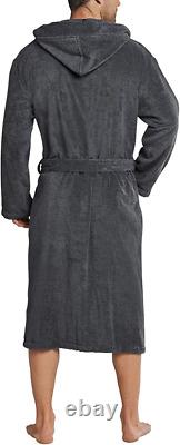 Schiesser Men's Bathrobe with Hood