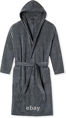 Schiesser Men's Bathrobe with Hood