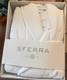 Sferra Milford 6290 Bath Robe L/XL White 100% Cotton