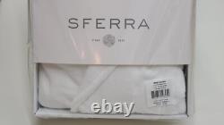 Sferra Milford 6290 Bath Robe S/M White 100% Cotton