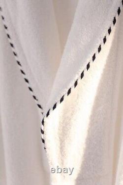 Shawl Collar Unisex 100% Cotton Bathrobe and Towel