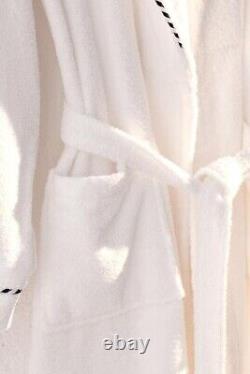 Shawl Collar Unisex 100% Cotton Bathrobe and Towel