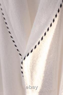 Shawl Collar Unisex 100% Cotton Bathrobe and Towel (50X90 cm)