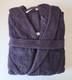 Shinola Hotel Detroit Adult Navy Cotton Bath Robe Dressing Gown One Size New