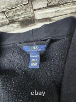 Size L / XL Polo Ralph Lauren Bath Robe Embroidered Tuxedo Bear James Bond Men's