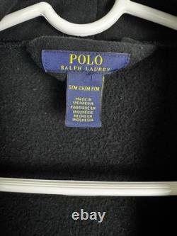 Size S/M Polo Ralph Lauren Bath Robe Embroidered Tuxedo Bear James Bond Men's