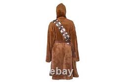 Star Wars Chewbacca Hooded Bathrobe for Adults One Size Fits Most