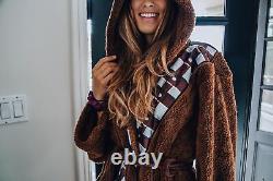 Star Wars Chewbacca Hooded Bathrobe for Adults One Size Fits Most