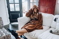 Star Wars Chewbacca Hooded Bathrobe for Adults One Size Fits Most