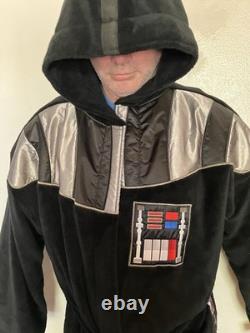 Star Wars Darth Vader Hooded Men's Bathrobe Size XXXL Halloween Costume Party