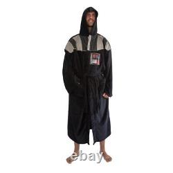 Star Wars Darth Vader Uniform Hooded Bathrobe For Adults Big And Tall XXL