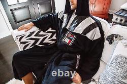 Star Wars Darth Vader Uniform Hooded Bathrobe For Adults Big And Tall XXL