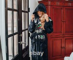 Star Wars Darth Vader Unisex Terrycloth Bathrobe for Adults One Size Fits Most