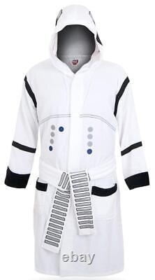 Star Wars Stormtrooper Unisex Hooded Bathrobe for Adults One Size Fits Most