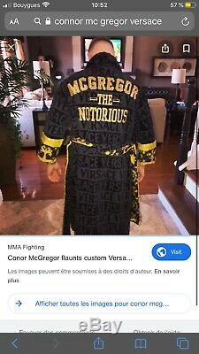 Sublimissime Peignoir Bathrobe Donatella Versace Connor Mcgregor Boxing