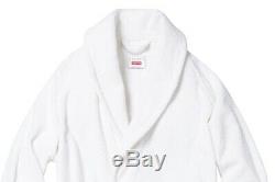 Supreme x Frette Terry Bathrobe L/XL White SS15 DS NIB