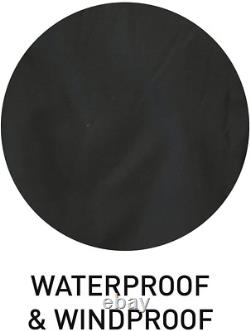 Surf LOGIC Unisex Adult Storm Robe Short Sleeve S Bathrobe, Black Black, S