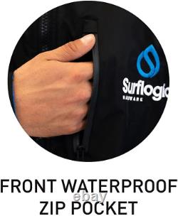 Surf LOGIC Unisex Adult Storm Robe Short Sleeve S Bathrobe, Black Black, S