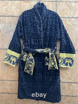 Sz Large Versace I? Baroque Bathrobe with Belt Made In Italy Authentic Custom