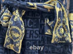 Sz Large Versace I? Baroque Bathrobe with Belt Made In Italy Authentic Custom