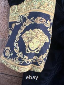 Sz Large Versace I? Baroque Bathrobe with Belt Made In Italy Authentic Custom
