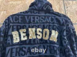 Sz Large Versace I? Baroque Bathrobe with Belt Made In Italy Authentic Custom