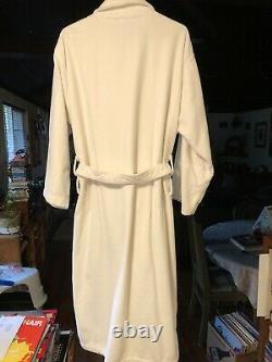 THE BEATLES Promo Bathrobe Dressing Gown White Terry Towelling Size L Mens