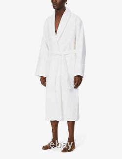 THE FINE COTTON COMPANY Palermo cotton bathrobe, White, Size L/XL (Brand New)