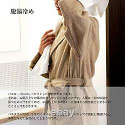 TRANPARAN Imabari towel certification bathrobe stripe lightweight fast-drying Ma