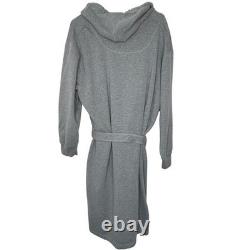 T-Y Group Boxer Bathrobe Gray Jersey Robe
