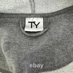 T-Y Group Boxer Bathrobe Gray Jersey Robe
