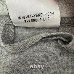 T-Y Group Boxer Bathrobe Gray Jersey Robe