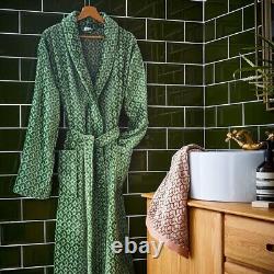 Ted Baker Wave Geo Bath Robe, Sage Green Size XL (F-5)