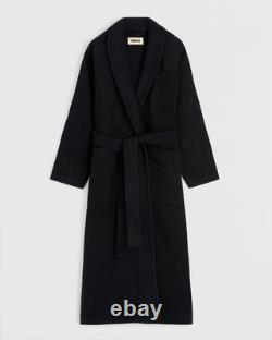 Tekla Classic Bathrobe Black. Unisex. BNWT. Size XS. RRP £225