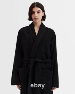 Tekla Classic Bathrobe Black. Unisex. BNWT. Size XS. RRP £225
