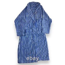 Tekla Classic Bathrobe Terry Striped Marseille Medium No Tags