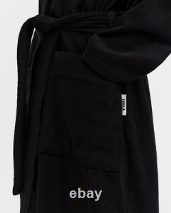 Tekla Classic Hooded Bathrobe Black. Unisex. BNWT. Size XS. RRP £225