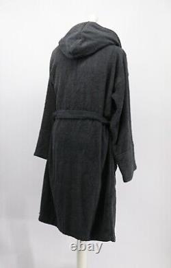 Tekla Fabrics Terry Bathrobe Mens Ash Grey Dressing Gown Uk S Rrp £145 Ad