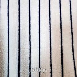 Tekla Terry Robe Sz L Organic Cotton Marseille Stripe Spa Luxe Fit