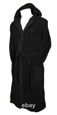 Terry bathrobe TOMMY HILFIGER man with hood with embroidered logo article UM0UM0