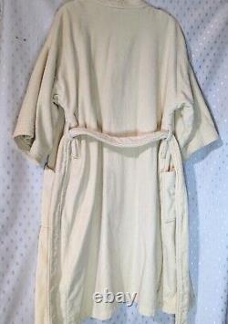 The Men's Store Bloomingdale's Heavy Cotton Bathrobe / Spa Robe Made In Brazil