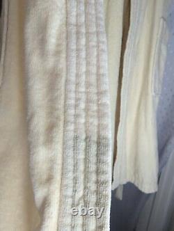 The Men's Store Bloomingdale's Heavy Cotton Bathrobe / Spa Robe Made In Brazil