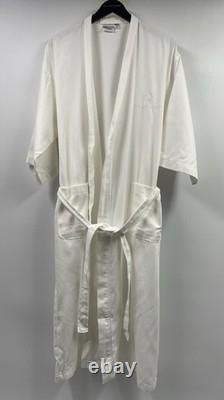 The Ritz-Carlton Cotton Waffle Knit Bath Robe White One Size NWOT