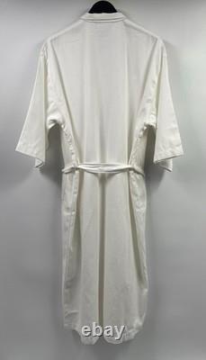 The Ritz-Carlton Cotton Waffle Knit Bath Robe White One Size NWOT