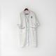 The Ritz-Carlton VTG LOGO Waffle Robe Spa Bath Hotel Blue Trim OSFA MISSING BELT