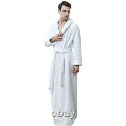 Thick Nightwear Lengthened Men Robe Warm Bath Robe Female